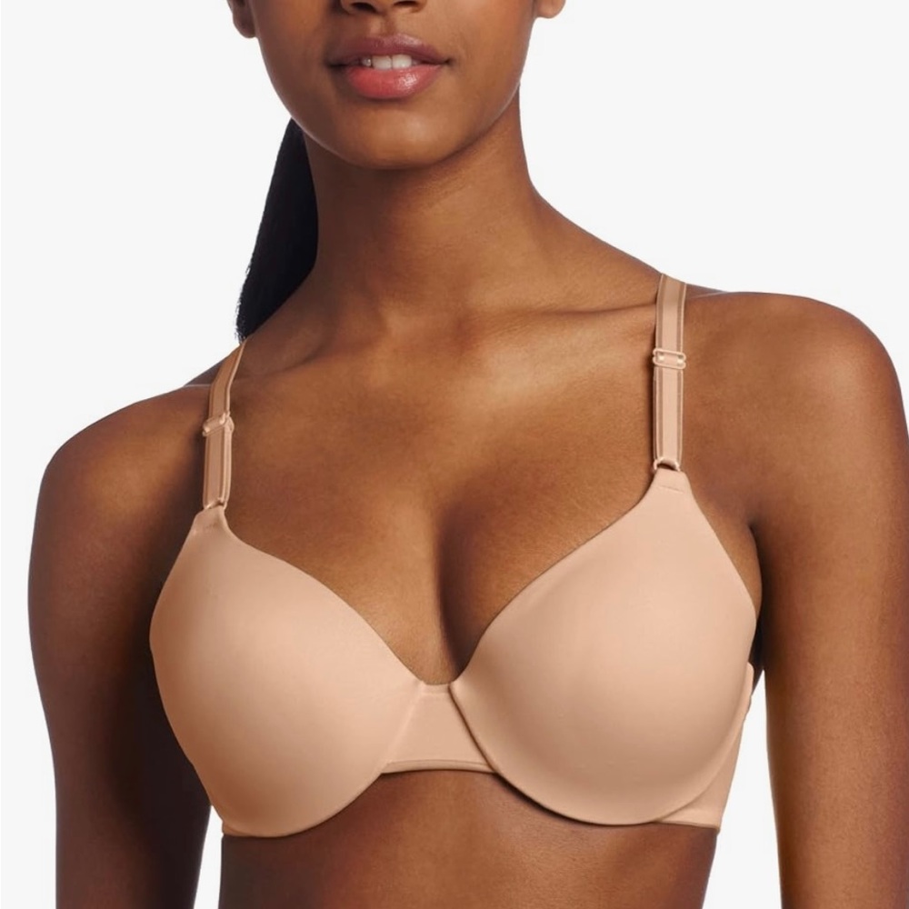 NWT Warner’s Tailored Underwire Bra Sz 38D Toasted Almond color